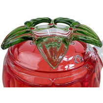 4" Glycerin Strawberry Bubbler Hand Pipe (MSRP $60.00)