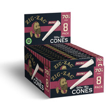 Zig Zag - Paper Cones - 70's Ultra Thin (8ct) - Display of 18 (MSRP $3.00ea)