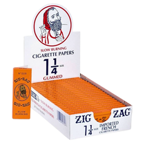 Zig Zag - Rolling Papers - 1¼ French Gummed Orange - Display Of 24 (MSRP $4.00ea)