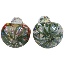 4" Flower Head Twist Mouth Spoon Hand Pipe - 2 Pack (MSRP $45.00ea)