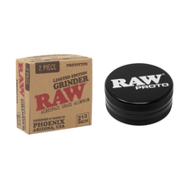 RAW®  - 2.5" Prototype Black  2-Part Grinder - Limited Edition (MSRP $80.00)