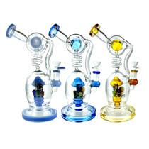Lookah Glass - 12" Mushroom Valley Glass Water Pipe - with 14M Bowl (MSRP $165.00)