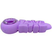 3" Silicone LOVE Spoon Hand Pipe (MSRP $6.00)