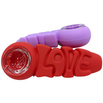 3" Silicone LOVE Spoon Hand Pipe (MSRP $6.00)