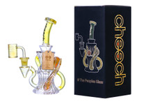 Cheech Glass - 8" Fumed Huncho Banger Hanger Water Pipe - with 14M Bowl (MSRP $120.00)
