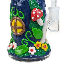7" Treehouse Cottage Water Pipe - with 14M Banger (MSRP $60.00)
