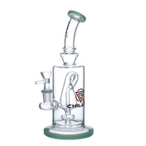 Chill Glass - 10" Recycler Water Pipe - with 14M Bowl (MSRP $100.00)