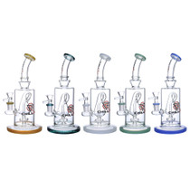 Chill Glass - 10" Recycler Water Pipe - with 14M Bowl (MSRP $100.00)