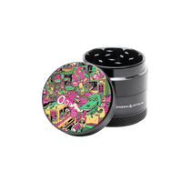 4 Piece 1.5" Chilled Out Herb Grinder by Green Star *Drop Ship* (MSRP $18.00)