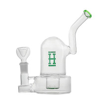 Hemper - 7" Bell Rig Water Pipe - Green - with 14M Bowl (MSRP $60.00)