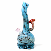 High Point Glass - 14" Shroomstem Unique Style Fungi Soft Glass Water Pipe - with 14M Bowl (MSRP $80.00)