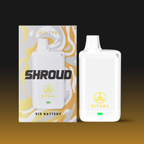 Shroud Concealed 510 Battery by Ritual (Pack of 5) *Drop Ship* (MSRP $22.99 Each)