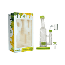 8" Sandblasted Mini Straight Can Water Pipe by Calibear *Drop Ship* (MSRP $128.99)