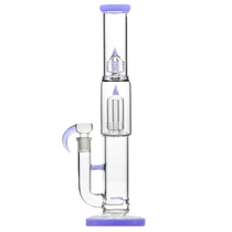 16" Gridded Flame Perc Flower Water Pipe by Calibear *Drop Ship* (MSRP $180.00)