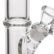 High Point Glass - Crystal Series 12" Diamond Ice Catcher Ring Cylinder Water Pipe Box Set - with 14M Bowl (MSRP $120.00)