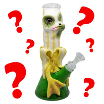 10" Clay Banana Duck Water Pipe - with 14M Bowl (MSRP $60.00)