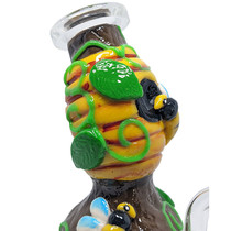 7" Clay Beehive Water Pipe - with 14M Banger (MSRP $50.00)