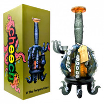 Cheech Glass - Too Many Tentacles Water Pipe - with 14M Bowl (MSRP $225.00)