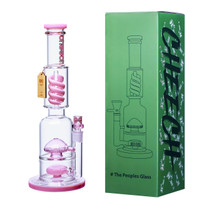 Cheech Glass - Triple Threat Water Pipe - with 14M Bowl (MSRP $125.00)