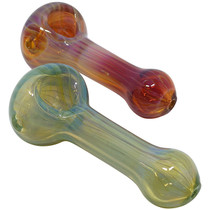 4" High Quality Gold Fumed Spoon Hand Pipe (MSRP $55.00)