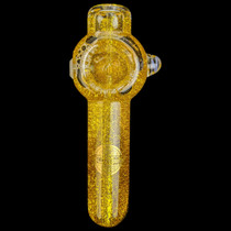 On Point Glass - 4" Color Glycerin Freeze Hand Pipe - Golden (MSRP $20.00)