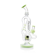 Lookah - 13" Solid Color Trim Recycler Water Pipe - with 14M Bowl (MSRP $150.00)