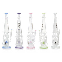 Lookah - 20" Color Trim Jellyfish Perc Water Pipe - with 14M Bowl (MSRP $200.00)