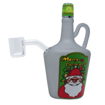 6" XMAS Eggnog Water Pipe - with 14M Banger (MSRP $25.00)