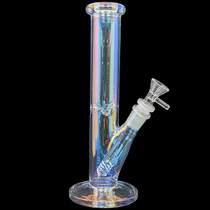 10" Electro Plated Straight Water Pipe - with 14M Bowl (MSRP $40.00)