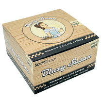 Blazy Susan® - Unbleached King Size Wide Rolling Papers - Display of 50 (MSRP $3.00ea)