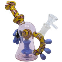 5.5" Heady Rig Water Pipe - with 14M Bowl & 4mm Banger (MSRP $90.00)