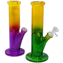 9.6" Color Fade Straight Water Pipe - with 14M Bowl (MSRP $40.00)