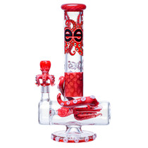 Cheech Glass - Inline Octopus Water Pipe - with 14M Bowl (MSRP $160.00)