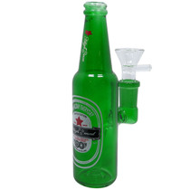 6" Beer Bottle Water Pipe - with 14M Bowl (MSRP $20.00)