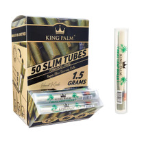 King Palm - Natural Pre-Roll Cones - Slim Size - 20ct Display (MSRP $2.00ea)