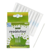 Ooze - Resolution Alcohol Micro Swabs 100ct (MSRP $10.00)