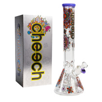 Cheech Glass - Paisley Allure Big Matrix Beaker Water Pipe Box Set - with 14M Bowl (MSRP $150.00)