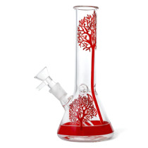 8" Branching Beauty Tree Of Life Beaker Water Pipe - with 14M Bowl (MSRP $25.00)