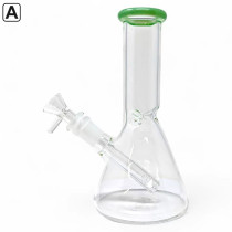 8" Translucent Essence Beaker Water Pipe - with 14M Bowl (MSRP $30.00)