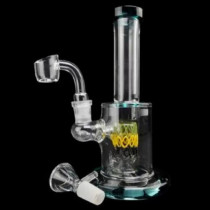 7'' Mini Color Net Perc Straight Neck Water Pipe - with 14M Bowl (MSRP $40.00)