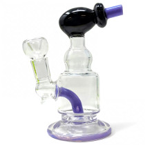 6'' Hydro-Shooter Style Showerhead Perc Water Pipe - with 14M Bowl (MSRP $30.00)