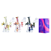 Cheech Glass - El Fumidor Dab Rig Water Pipe Box Set - with 14M Banger (MSRP $125.00)