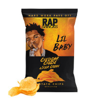 Rap Snacks (US) - Lil Baby Cheddar - Display of 24 (MSRP $5.00ea)