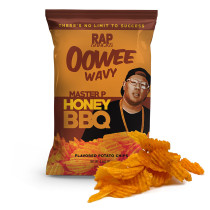 Rap Snacks (US) - Master P Wavy Honey BBQ - Display of 24 (MSRP $5.00ea)