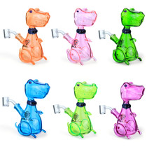 Chill Glass - 6" Sip The Dino Water Pipe - with 14M Bowl (MSRP $50.00)