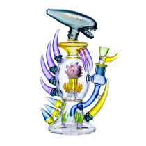 Cheech Glass - Extraterrestrial Water Pipe Box Set - with 14M Bowl (MSRP $90.00)