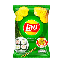 Lays Chips (Thailand) - Nori Seaweed - Display of 48 (MSRP $5.00ea)