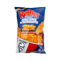 Ruffles (Canada) - Double Crunch KFC Zinger - Display of 36 (MSRP $5.00ea)