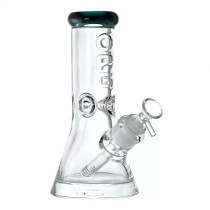 On Point Glass - 8" 9mm Ice Pinch Mini Beaker Water Pipe - with 14M Bowl (MSRP $45.00)