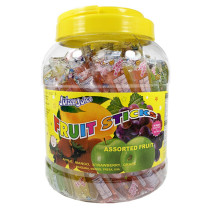 Juizee Juice (Taiwan) - Fruit Sticks - Jar of 90 (MSRP $2.50ea)